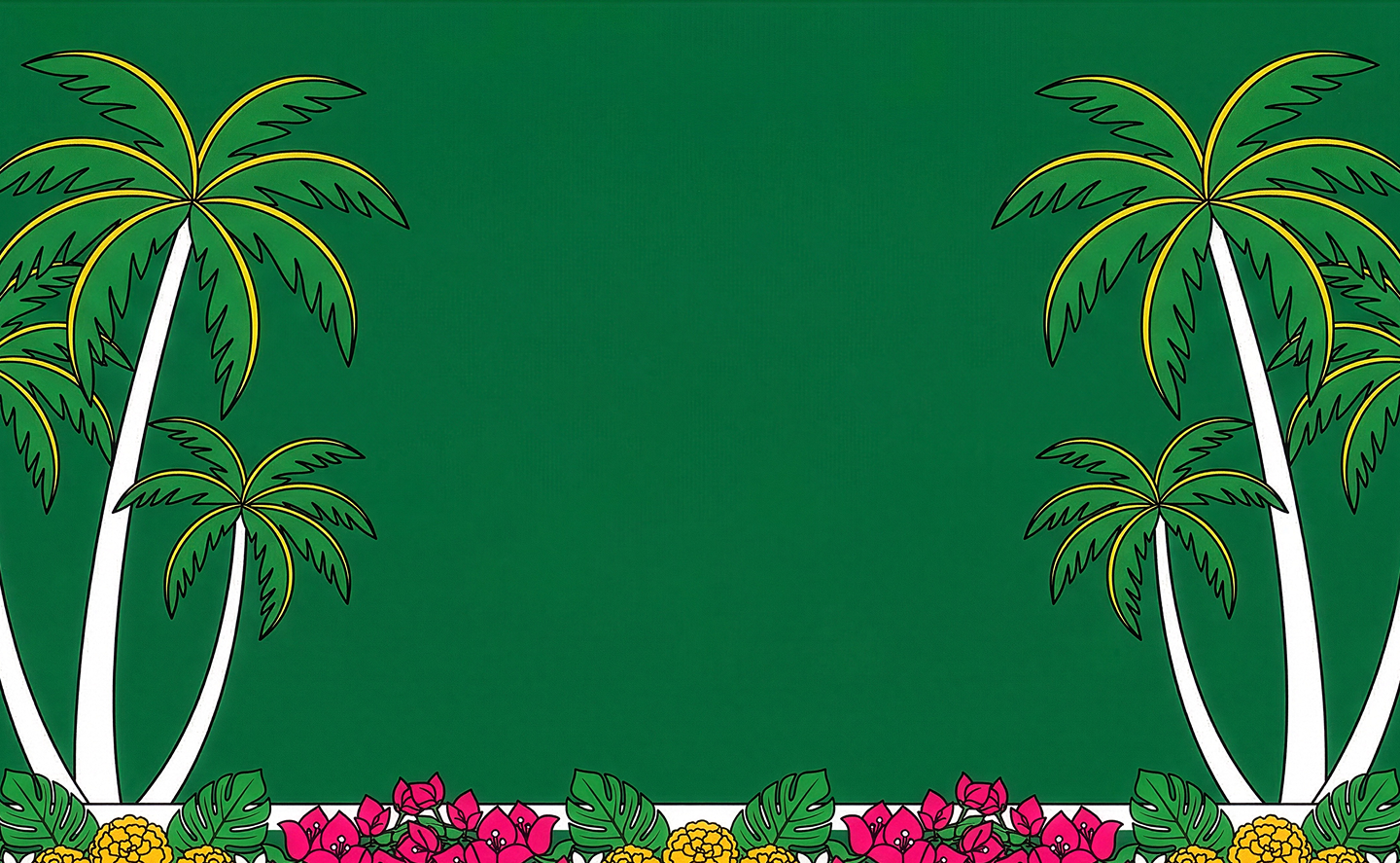 Tropical Palm Trees Artwork